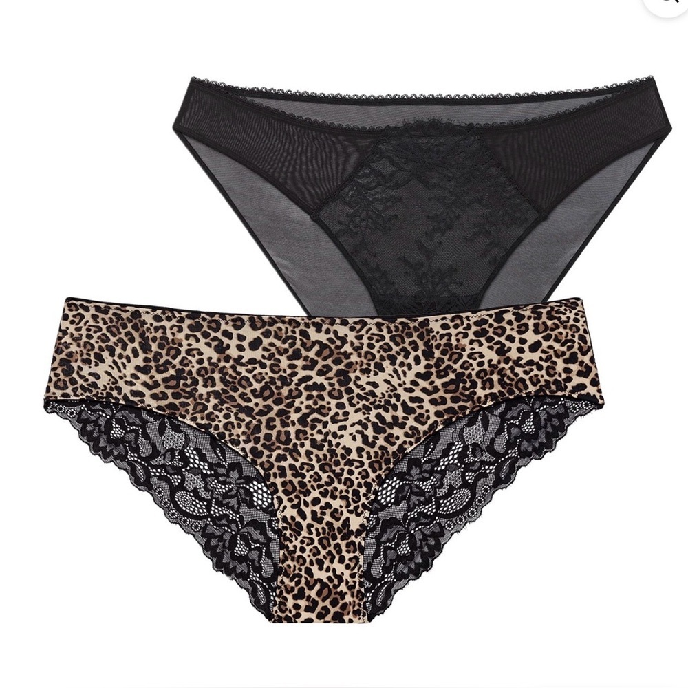 Adored by Adore Me Women’s Kayla Bikini and Cara Bikini Underwear, 2-Pack